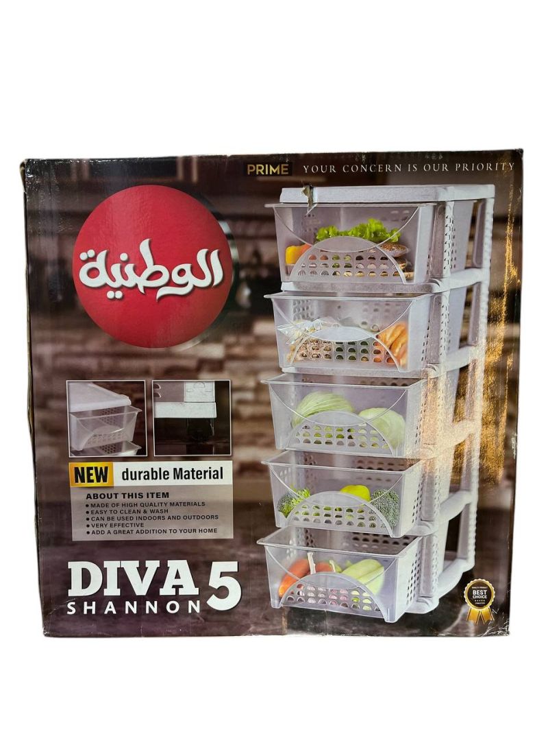 (الحجم - 5 أدراج)