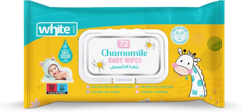 (الحجم - 72 منديل بزهرة الكاموميل)